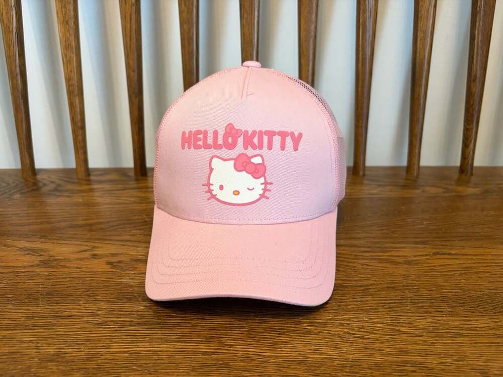 Sanrio Hello Kitty Pink Trucker Hat Snapback